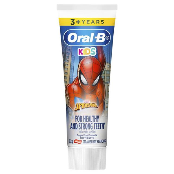 Oral B Kids 3+ Years Spiderman Strawberry Toothpaste 92g