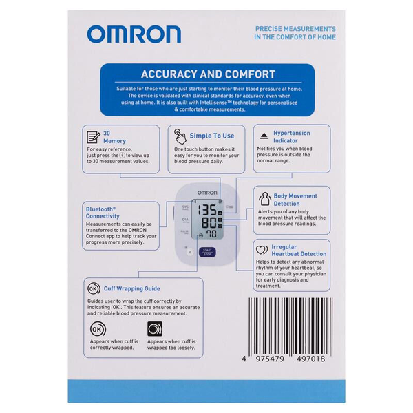 Omron HEM-7144T1 Blood Pressure Monitor Standard M-L Cuff