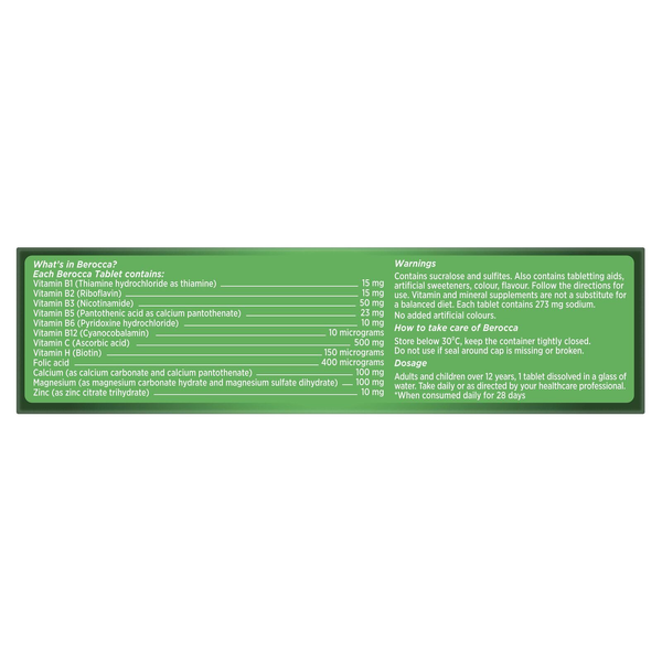 Berocca Energy Orange 15 Effervescent Tablets