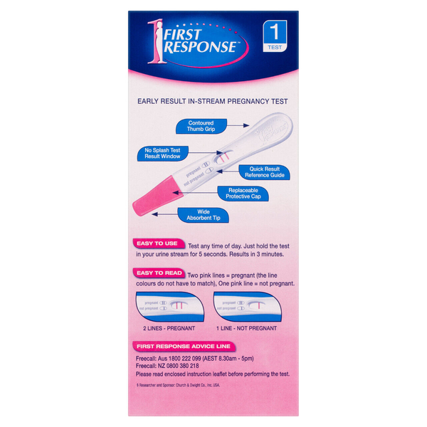 First Response Early Result In-Stream Pregnancy Test - 1 Test