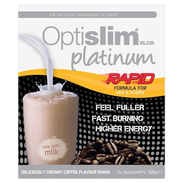 Optislim VLCD Platinum Coffee 21 x 25g Sachets