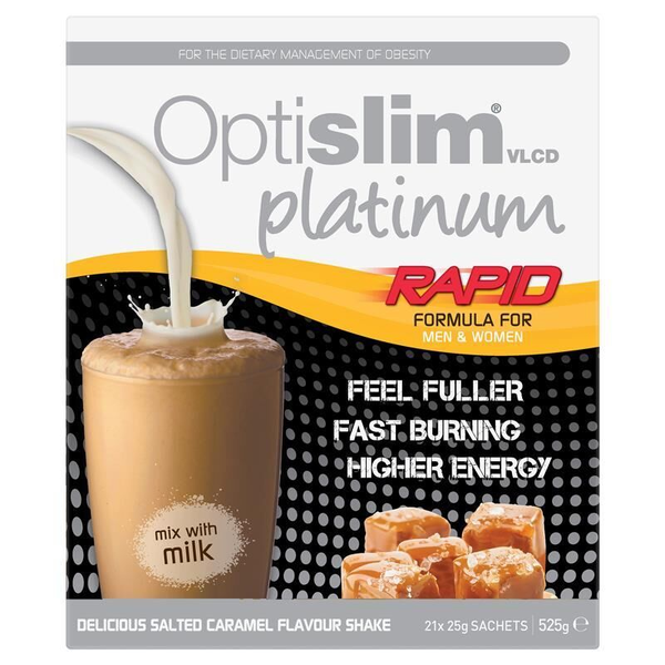 Optislim VLCD Platinum Salted Caramel 21 x 25g Sachets