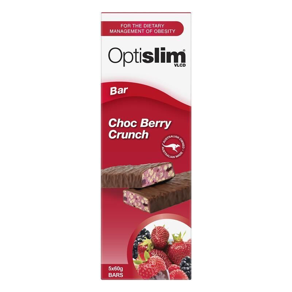Optislim VLCD 5 Bar Pack Choc Berry Crunch