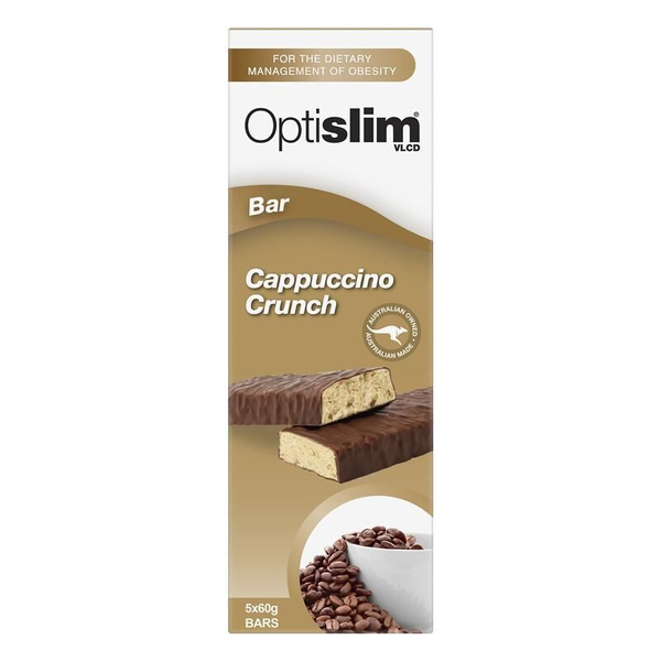 Optislim VLCD 5 Bar Pack Cappuccino Crunch