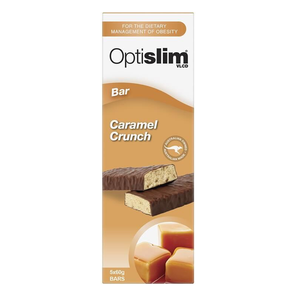 Optislim VLCD 5 Bar Pack Caramel Crunch