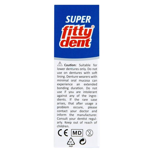 Super Fittydent Waterproof Denture Adhesive Cushions 15 Lowers