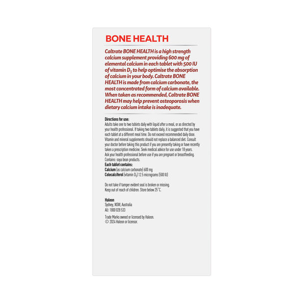 Caltrate Bone Health 60 Tablets