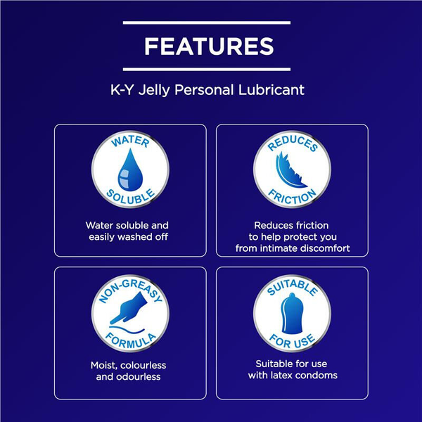 2X Durex K-Y Jelly Personal Lubricant 100g