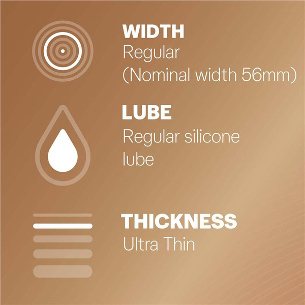 Durex Invisible Regular Fit 20 Condoms