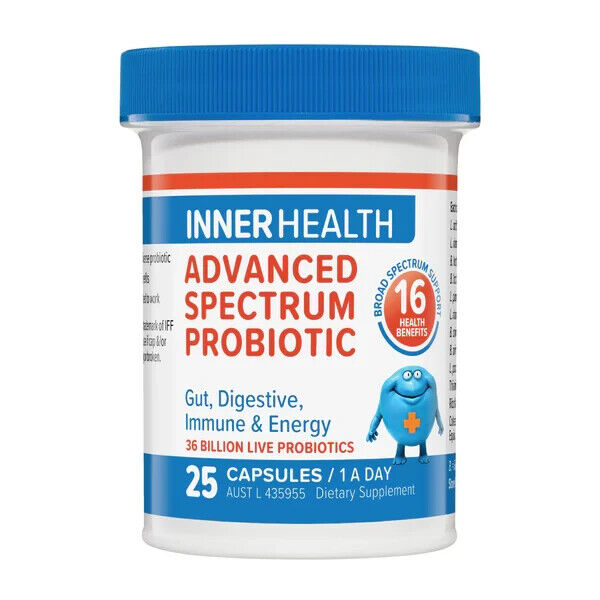 Inner Health Advanced Spectrum Probiotic 25 Capsules