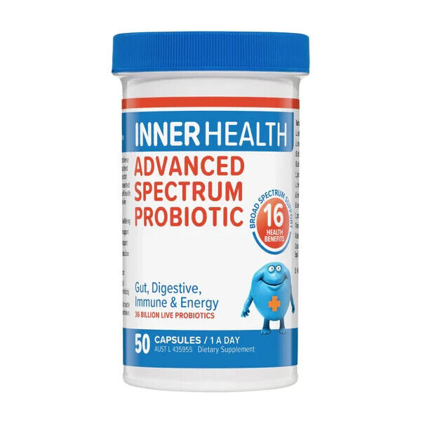 Inner Health Advanced Spectrum Probiotic 50 Capsules