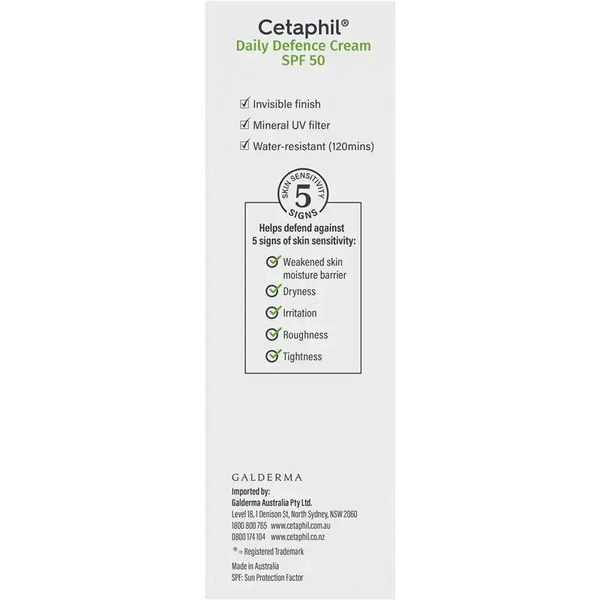 Cetaphil Daily Defence Cream SPF50 50g