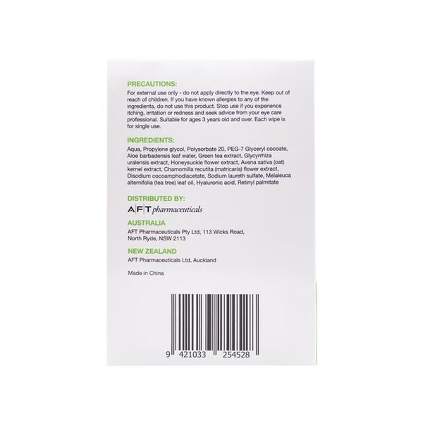Opti-Soothe Preservative Free Eyelid Wipes 30 Wipes