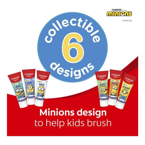 Colgate Kids Minions Mild Mint Toothpaste 6+ Years 90g