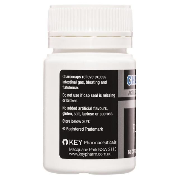 Charcocaps 200mg 60 Capsules
