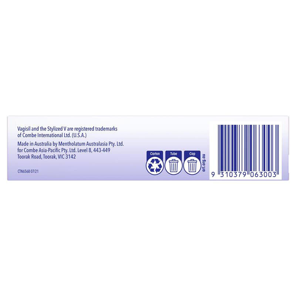 Vagisil Feminine Itching Cream Medication 25g