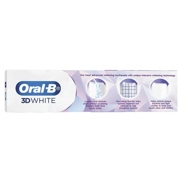 Oral B 3D White Intensive Whitening Diamond Clean Toothpaste 94g