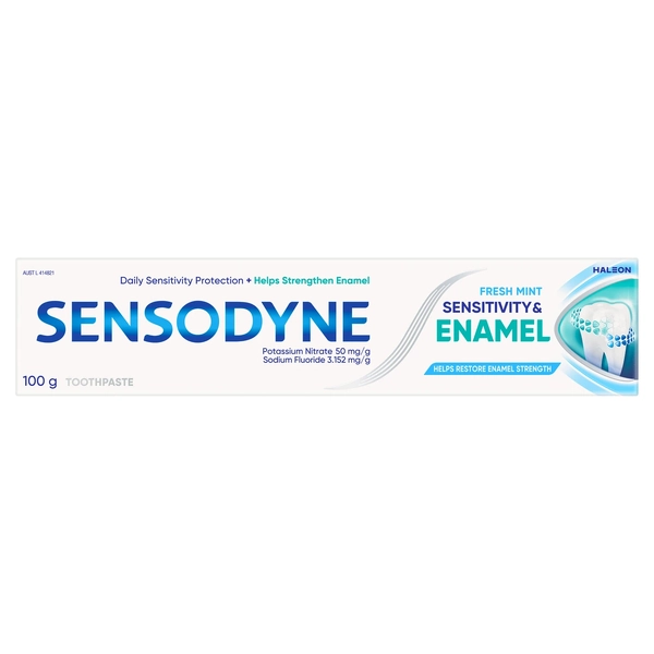 Sensodyne Sensitivity & Enamel Fresh Mint Toothpaste 100g