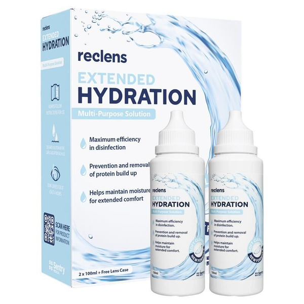 Reclens Extended Hydration Multi-Purpose 2 X 100ml