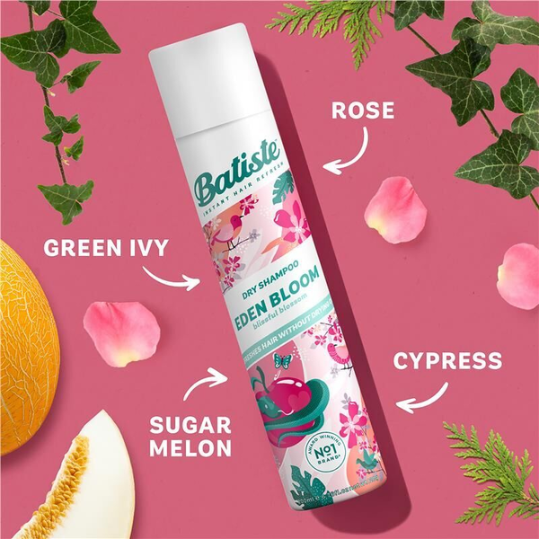 3X Batiste Dry Shampoo Eden Bloom 200ml