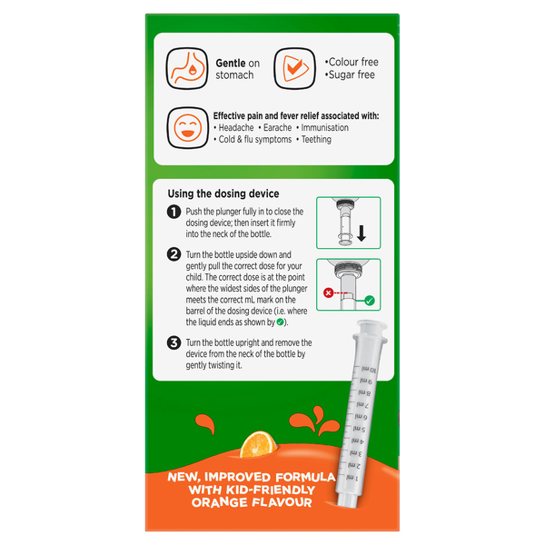 Panadol Children 5 - 12 Years Orange 100ml Suspension