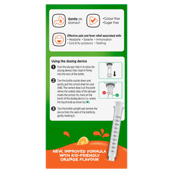 Panadol Children 1 - 5 Years Orange 200ml Suspension