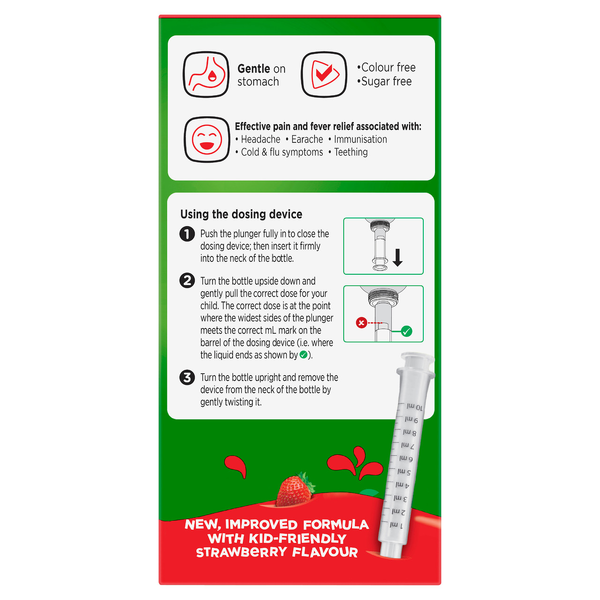 Panadol Children 5 - 12 Years Strawberry 200ml Suspension