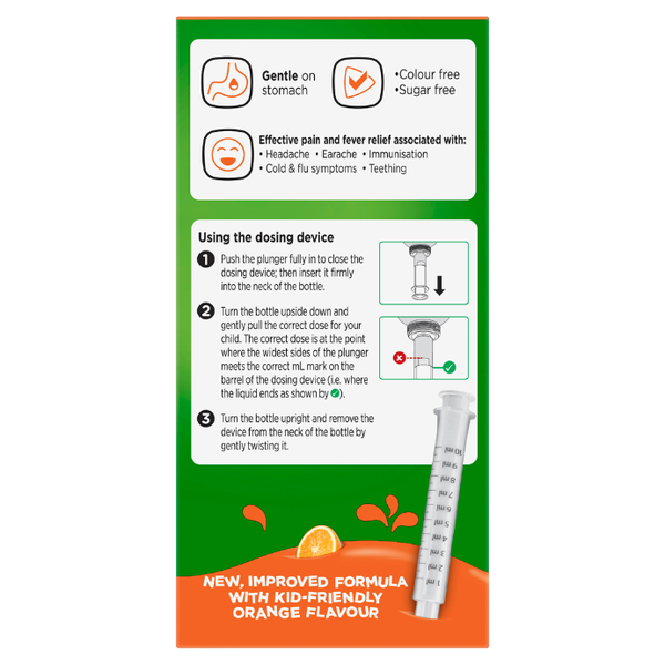 Panadol Children 5 - 12 Years Orange 200ml Suspension