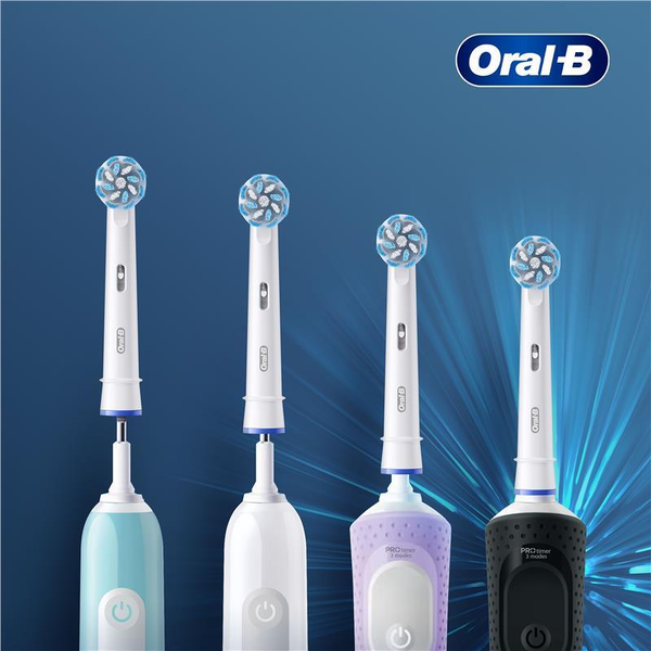Oral B Sensitive Clean Electric Toothbrush Replacement Heads 4 Pack