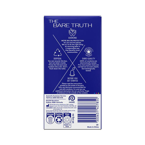 Durex Originals Regular Fit 10 Condoms