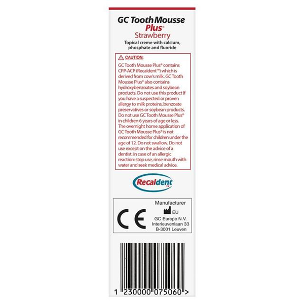 Gc Tooth Mousse Plus Strawberry 40g