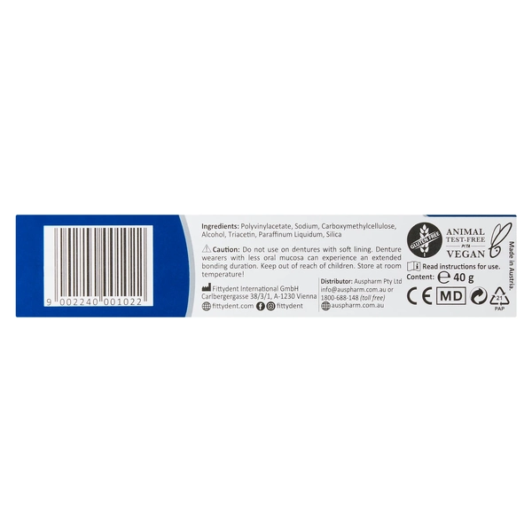 Super Fittydent Waterproof Denture Adhesive 40g