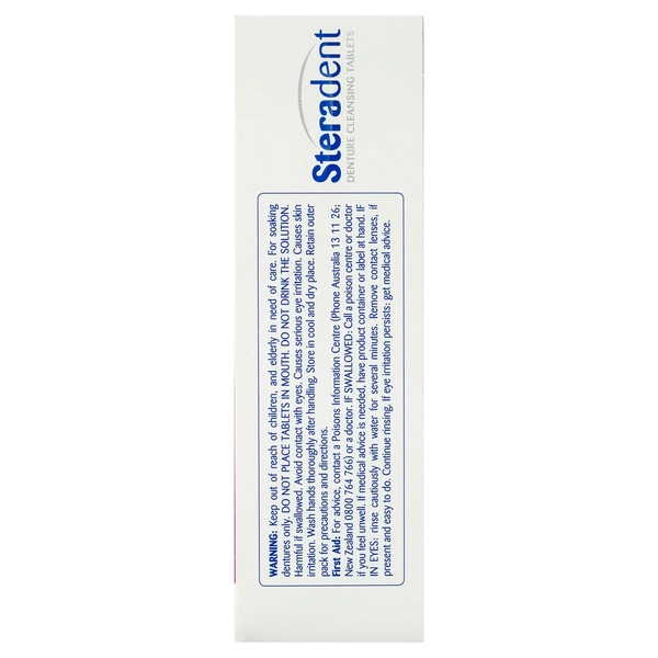 Steradent Denture Cleansing Tablets Extra Strength Whitening 48 Tablets
