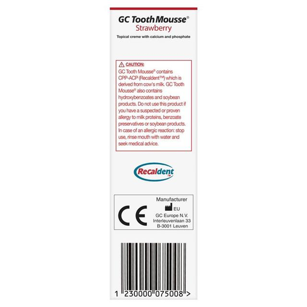 Gc Tooth Mousse Strawberry 40g