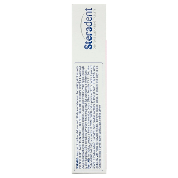 Steradent Denture Cleansing Tablets Extra Strength Whitening 30 Tablets