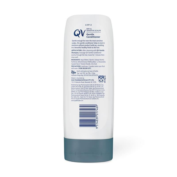 Ego Qv Gentle Shampoo 250g + Ego Qv Gentle Conditioner 250g