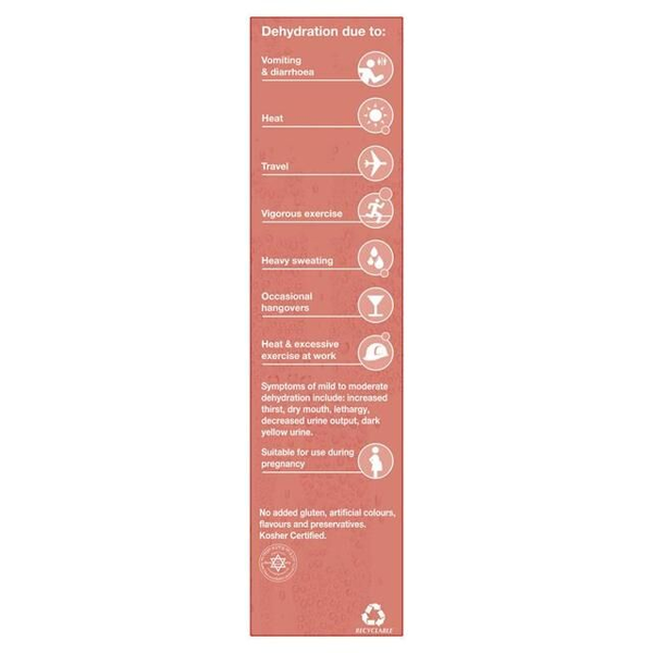 Hydralyte Peach Crush 20 Effervescent Electrolyte Tablets