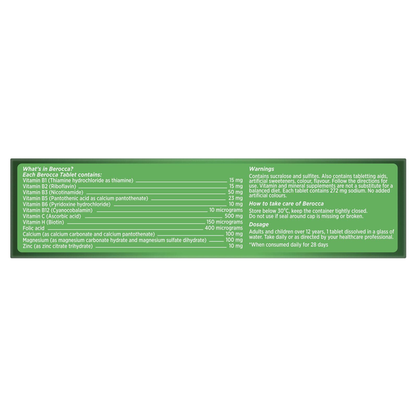 Berocca Energy Original Berry 30 Effervescent Tablets