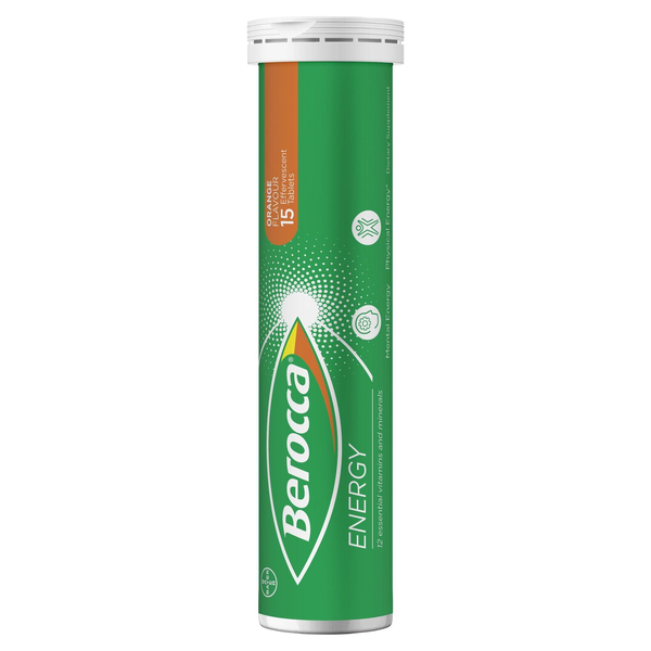 Berocca Energy Orange 30 Effervescent Tablets