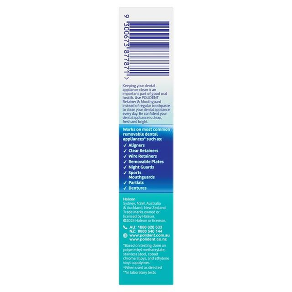 Polident Retainer and Mouthguard Daily Cleanser 36 Tablets