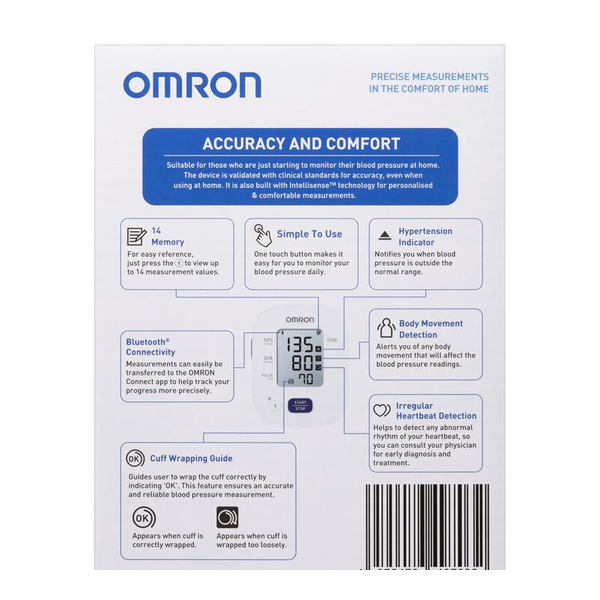 Omron HEM-7142T1 Blood Pressure Monitor Standard Medium Cuff