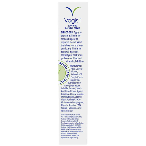 Vagisil Soothing Oatmeal Intimate Cream 30g