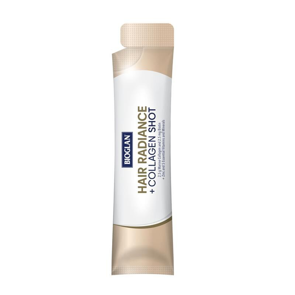 Bioglan Hair Radiance + Collagen Shots 15 x 25ml Liquid Sachets