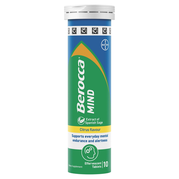 Berocca Mind Citrus 20 Effervescent Tablets
