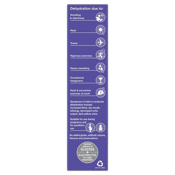 Hydralyte Passionfruit Punch 20 Effervescent Electrolyte Tablets