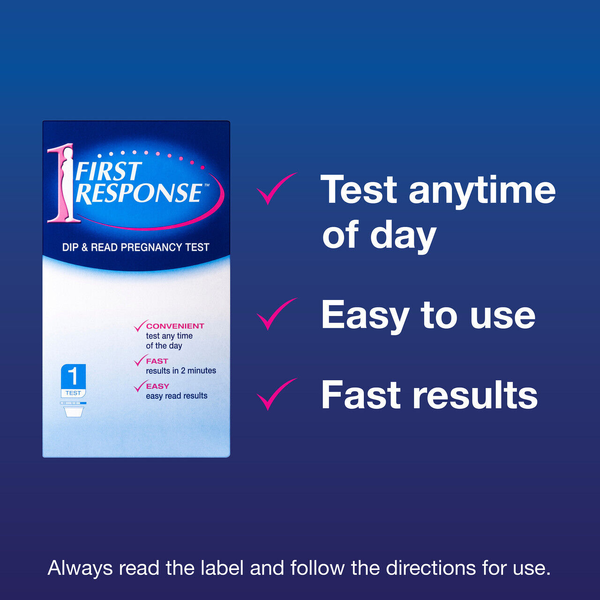 First Response Dip & Read Pregnancy Test - 1 Test