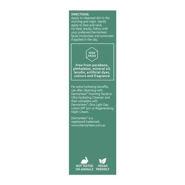 DermaVeen Hyaluronic Acid + Pro Vitamin B5 Hydrating Serum 30ml