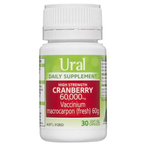Ural High Strength Cranberry 30 Capsules