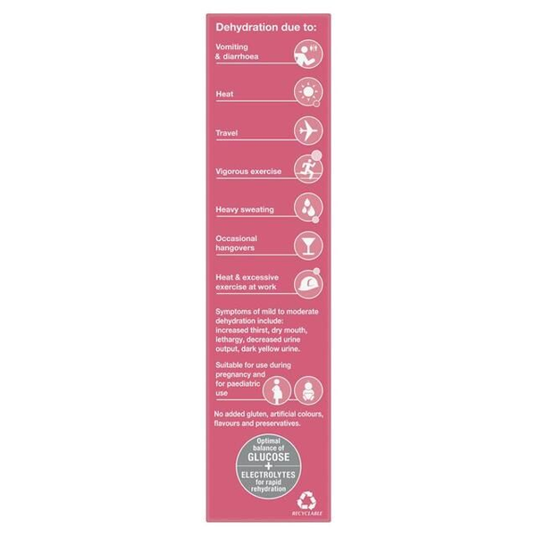 Hydralyte Strawberry Kiwi 20 Effervescent Electrolyte Tablets