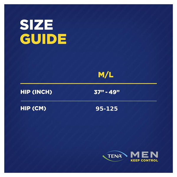 Tena Men Premium Fit Protective Underwear Maxi 8 Pants - M/L